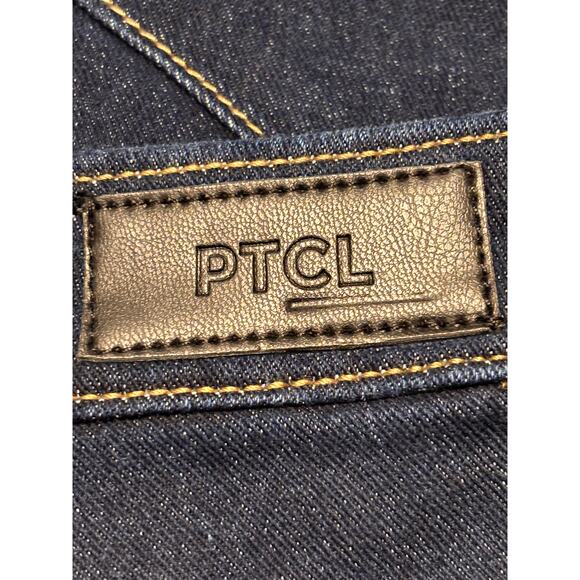 PTCL Ethikal Brand Moto Stitched Skinny Ankle Jeans Size 26 Blue Mid Rise Casual - Picture 5 of 9